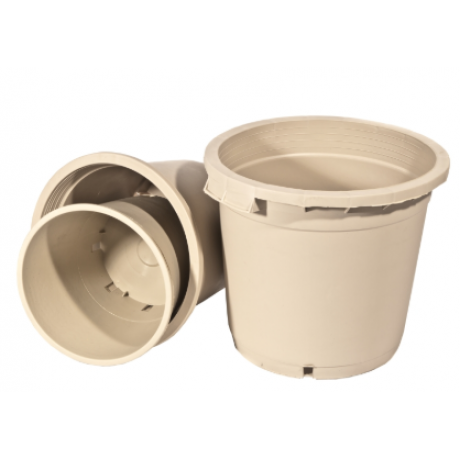 Maceta Alber Redonda Blanca